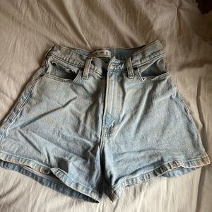Abercrombie & Fitch Blue Jean Shorts with Vintage-Inspired Style